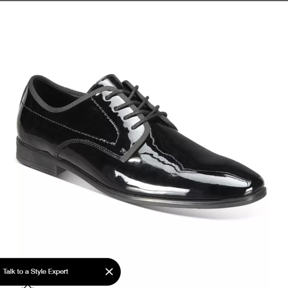 Alfani Warrier Black 12M Laceup Oxfords